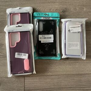 🚨🚨 NWT 4 Samsung Galaxy Phone Case Bundle-Ultra S23, S23 Plus 6.6 in. 🚨🚨
